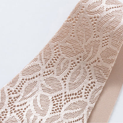 Soutien-gorge sans armatures à fermeture frontale en jacquard