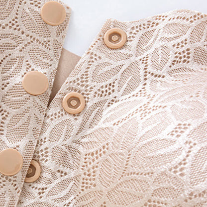 Soutien-gorge sans armatures à fermeture frontale en jacquard