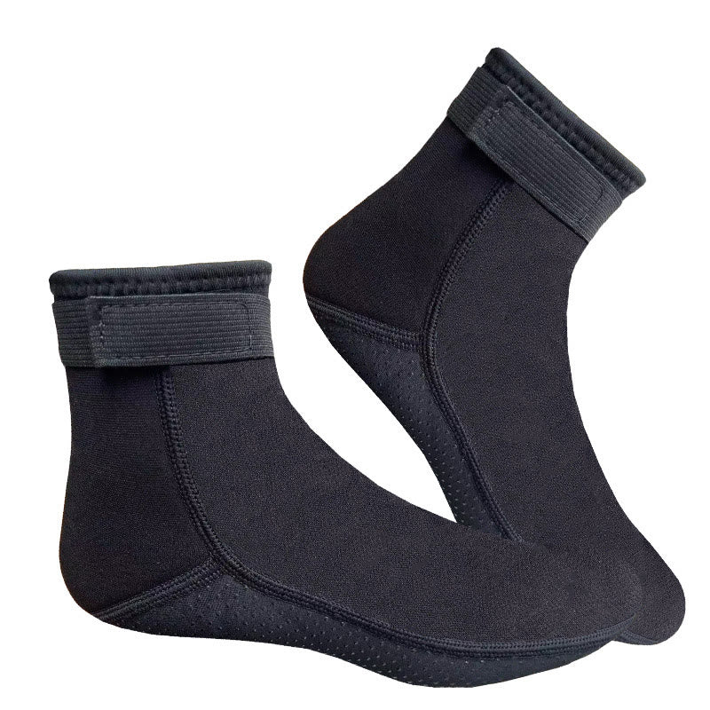 Chaussettes d'eau antidérapantes grande taille - Noir - 2XL - image 1
