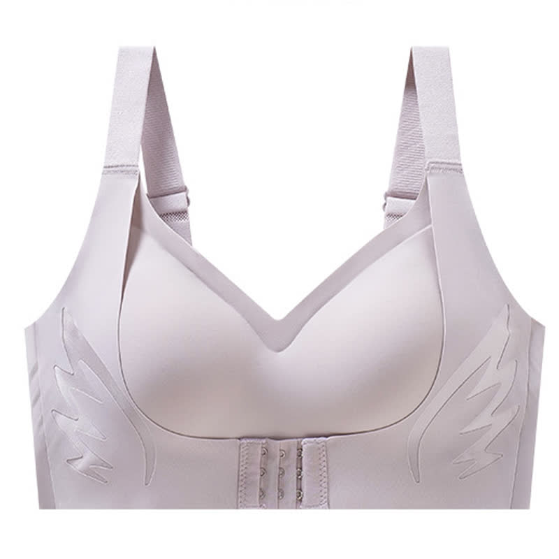 Soutien-gorge sans fil à fermeture avant réglable - Violet - 6XL - image 9