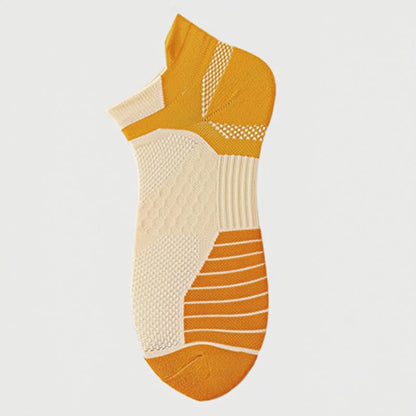 Chaussettes de compression pour chevilles Four Seasons Fitness (6 paires) - Orange - EU36-40 (US3-7) - image 9