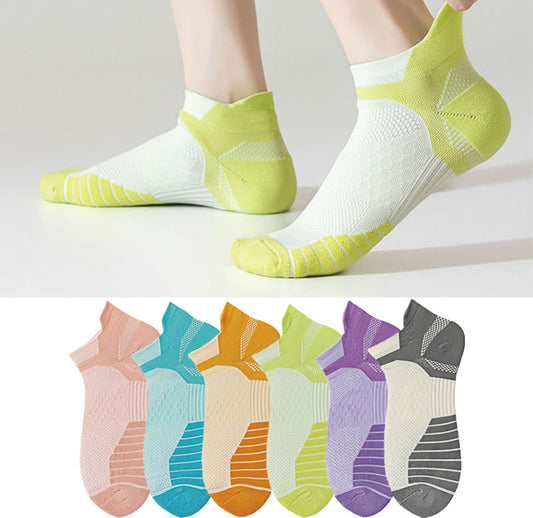 Chaussettes de compression pour chevilles Four Seasons Fitness (6 paires) - Multicolore - EU36-40 (US3-7) - image 0