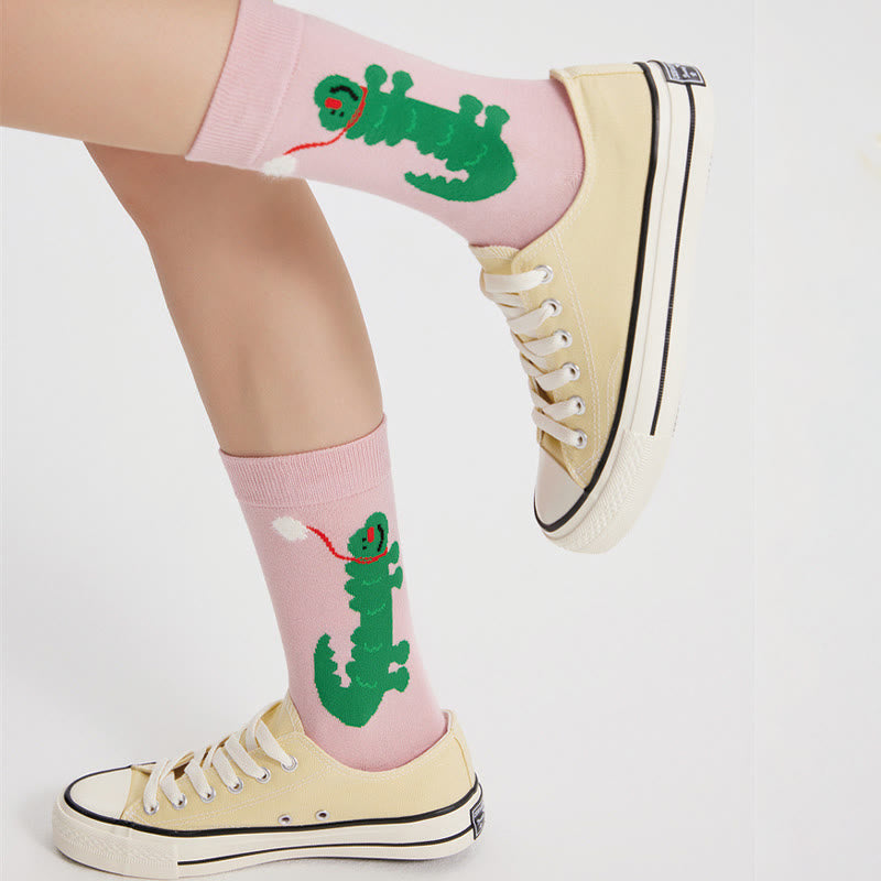 Chaussettes courtes à motif dessin animé (5 paires) - image 8