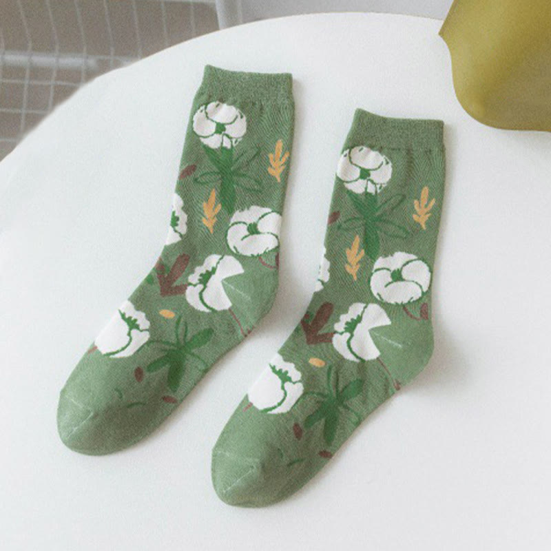 Chaussettes à fleurs de forêt (5 paires) - image 10