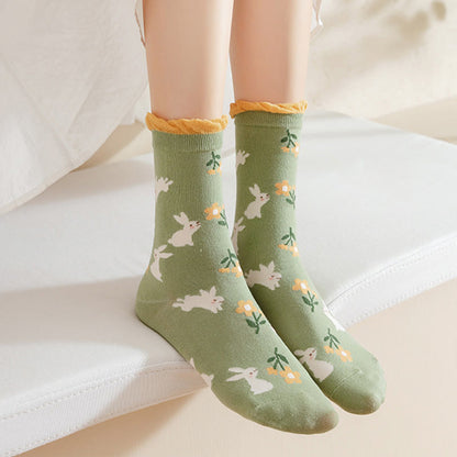 Chaussettes à fleurs de forêt (5 paires) - image 3