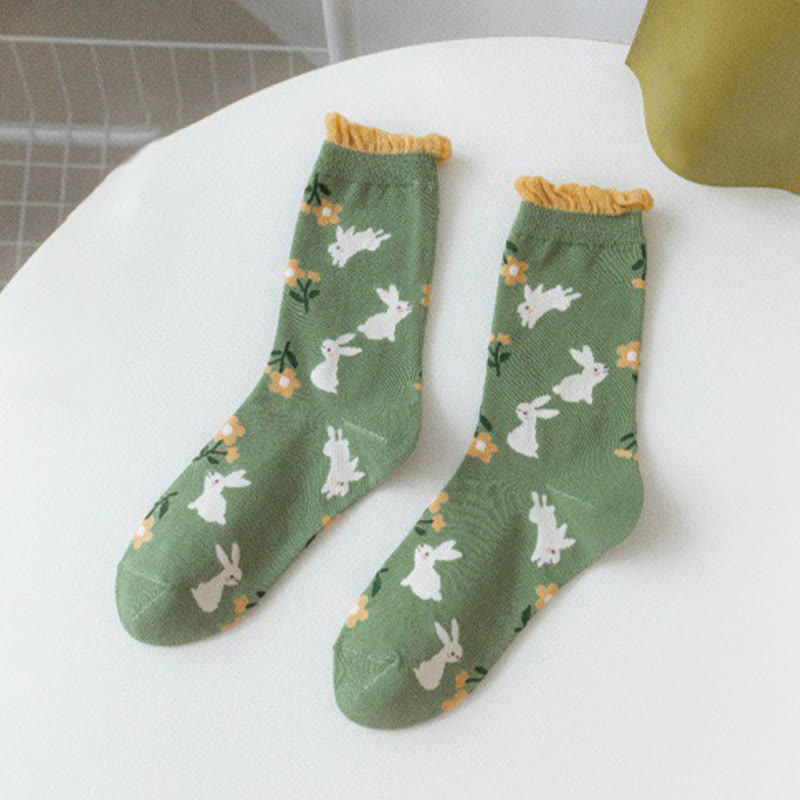 Chaussettes à fleurs de forêt (5 paires) - image 11