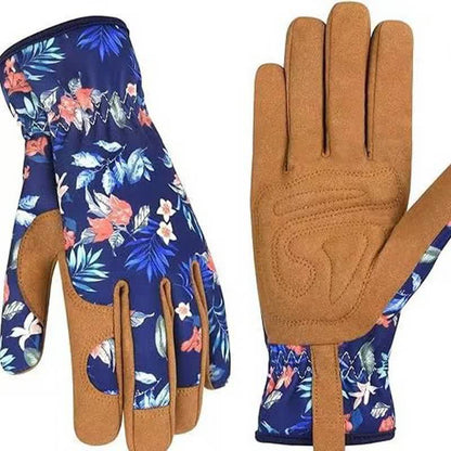 Gants de jardin à imprimé floral vibrant - UN - Taille unique - image 4