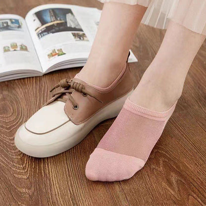 Chaussettes invisibles en maille fine et aérée (10 paires)