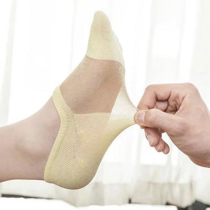 Chaussettes invisibles en maille fine et aérée (10 paires)