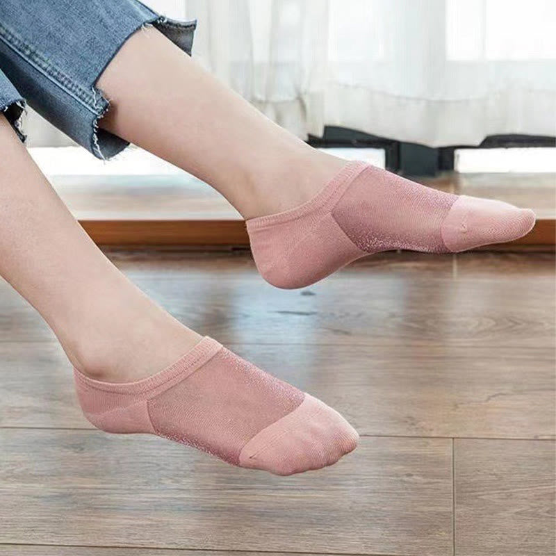 Chaussettes invisibles en maille fine et aérée (10 paires)