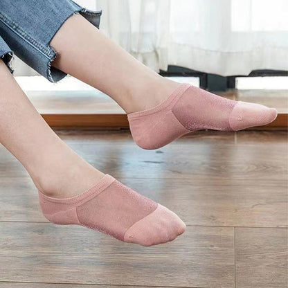 Chaussettes invisibles en maille fine et aérée (10 paires)