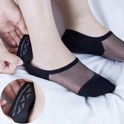 Chaussettes invisibles en maille fine et aérée (10 paires)