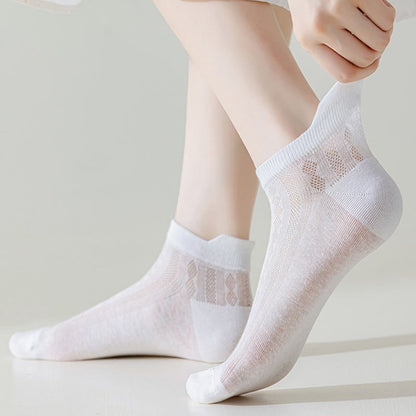 Chaussettes hautes élastiques couleur bonbon (9 paires)