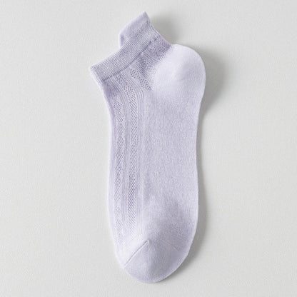 Chaussettes hautes élastiques couleur bonbon (9 paires)