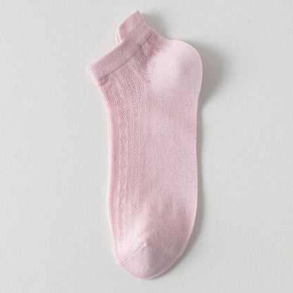 Chaussettes hautes élastiques couleur bonbon (9 paires)