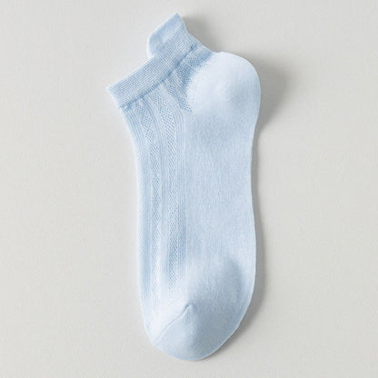 Chaussettes hautes élastiques couleur bonbon (9 paires)