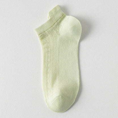 Chaussettes hautes élastiques couleur bonbon (9 paires)