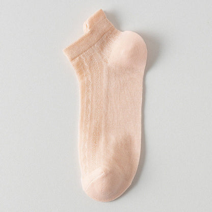 Chaussettes hautes élastiques couleur bonbon (9 paires)