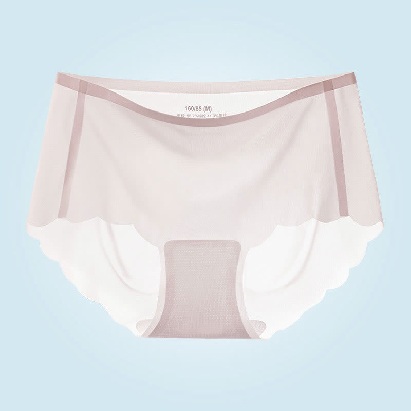 Culotte taille mi-haute respirante ultra-fine sans couture (lot de 3)