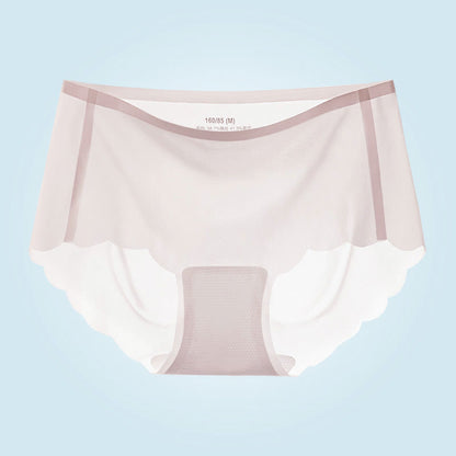 Culotte taille mi-haute respirante ultra-fine sans couture (lot de 3)