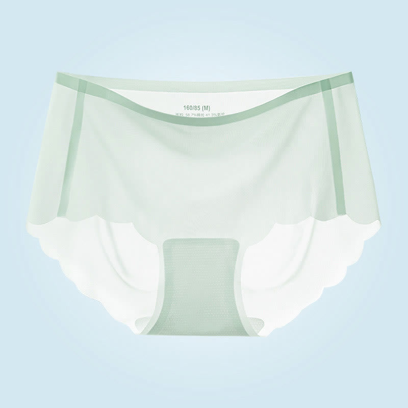 Culotte taille mi-haute respirante ultra-fine sans couture (lot de 3)