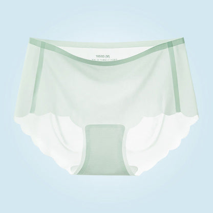 Culotte taille mi-haute respirante ultra-fine sans couture (lot de 3)
