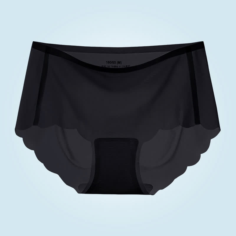 Culotte taille mi-haute respirante ultra-fine sans couture (lot de 3)