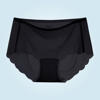Culotte taille mi-haute respirante ultra-fine sans couture (lot de 3)