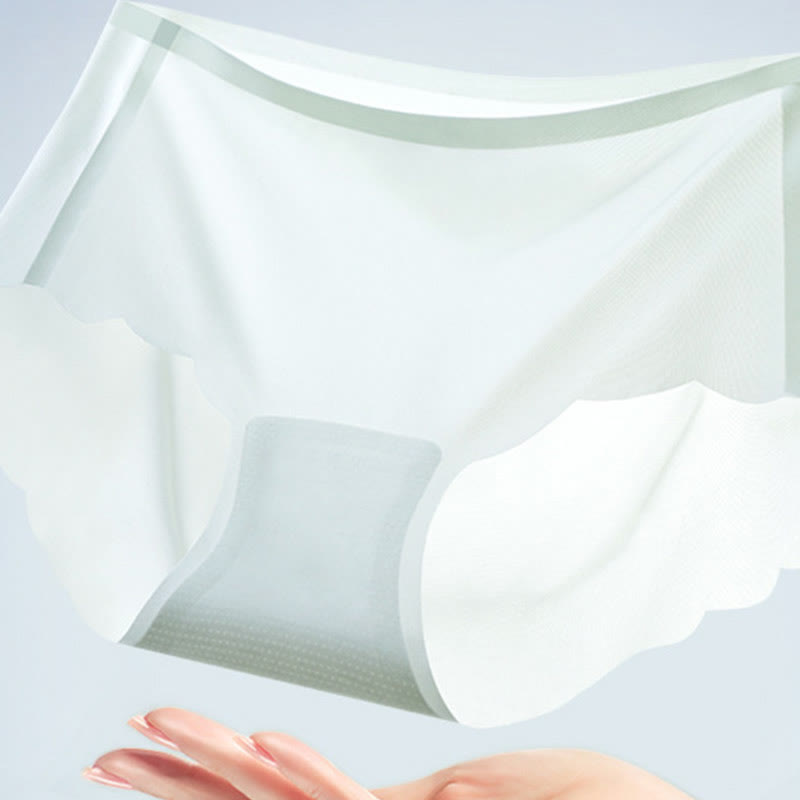 Culotte taille mi-haute respirante ultra-fine sans couture (lot de 3)