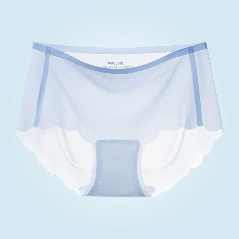 Culotte taille mi-haute respirante ultra-fine sans couture (lot de 3)