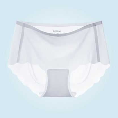 Culotte taille mi-haute respirante ultra-fine sans couture (lot de 3)