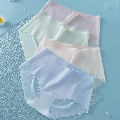 Culotte taille mi-haute respirante ultra-fine sans couture (lot de 3)