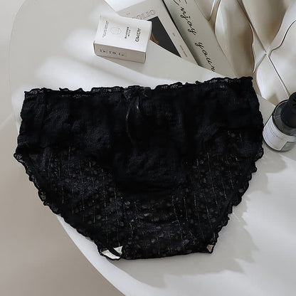 Culottes mignonnes en dentelle grande taille (lot de 3)