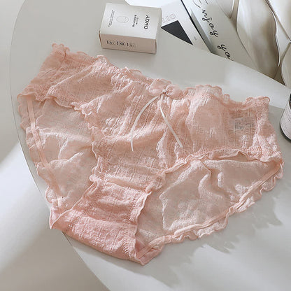 Culottes mignonnes en dentelle grande taille (lot de 3)