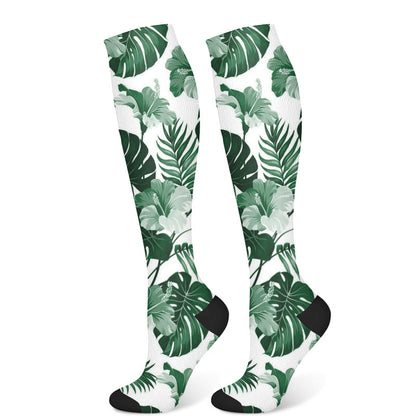 Chaussettes de compression à feuilles de Monstera (3 paires) - Monstera (1 paire) - S/M - image 8