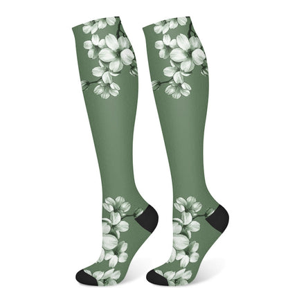 Chaussettes de compression Serene Flowers (3 paires)