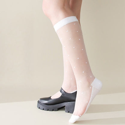 Chaussettes à pois mignons (5 paires)