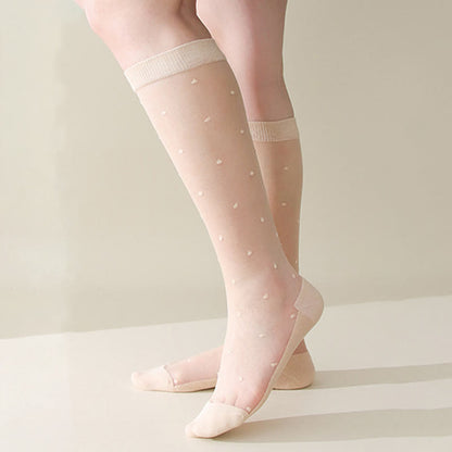 Chaussettes à pois mignons (5 paires) - Nu - EU36-40 (US3-7) - image 5