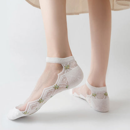 Chaussettes à imprimé pétales (10 paires) - image 6