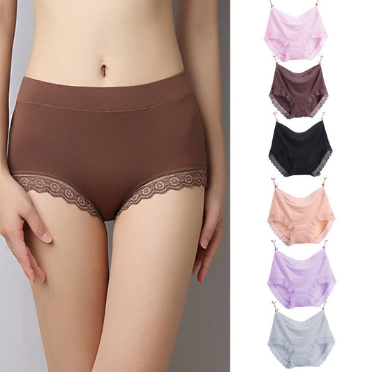 Culotte taille mi-haute en modal doux grande taille (lot de 3)