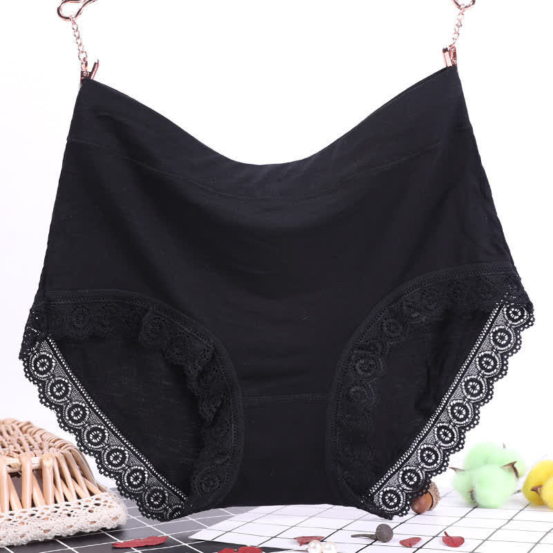 Culotte taille mi-haute en modal doux grande taille (lot de 3)