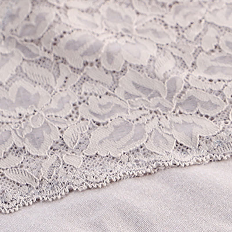 Culotte gainante taille haute en dentelle (lot de 3)