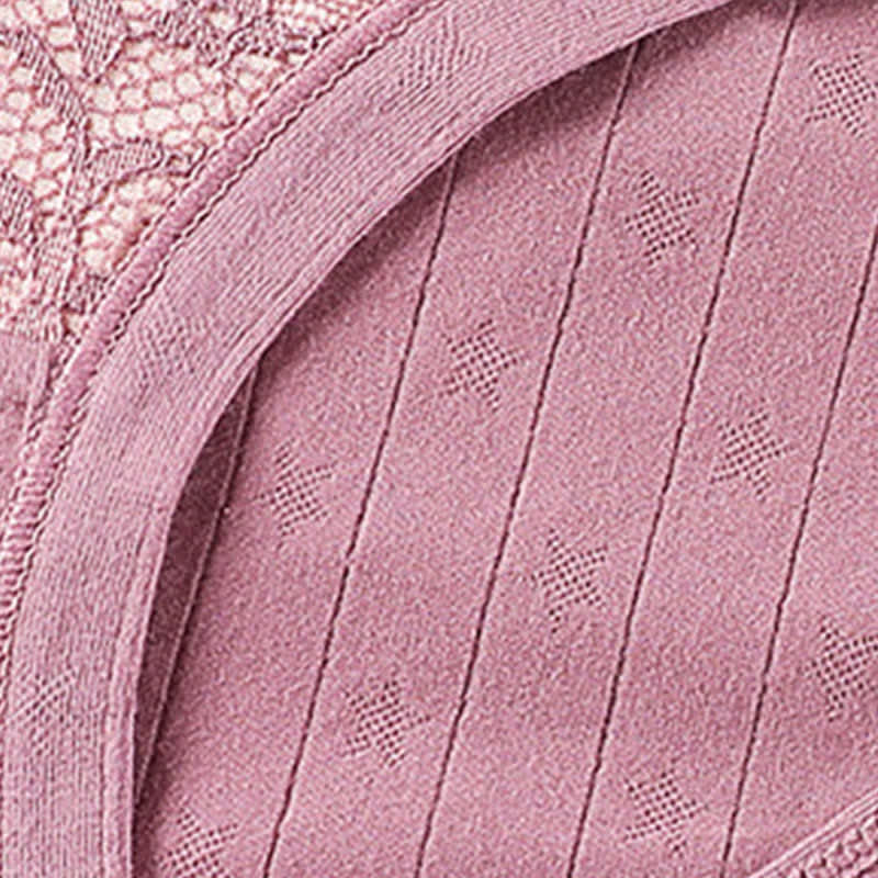 Culotte taille haute en coton et dentelle florale (lot de 3)