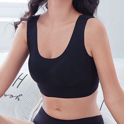 Soutien-gorge sans armatures grande taille avec dos élégant