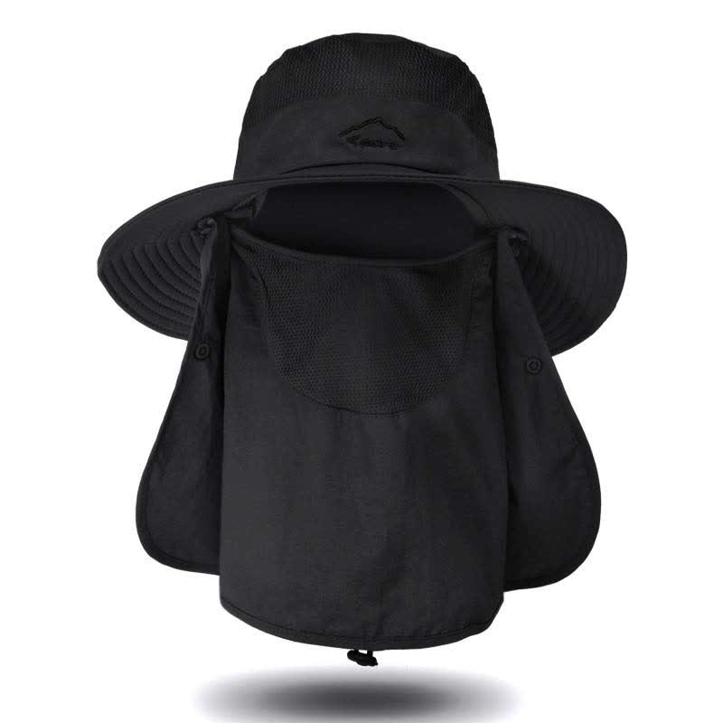 Chapeau bob multifonctionnel d'extérieur à séchage rapide - Noir - Taille unique - image 7