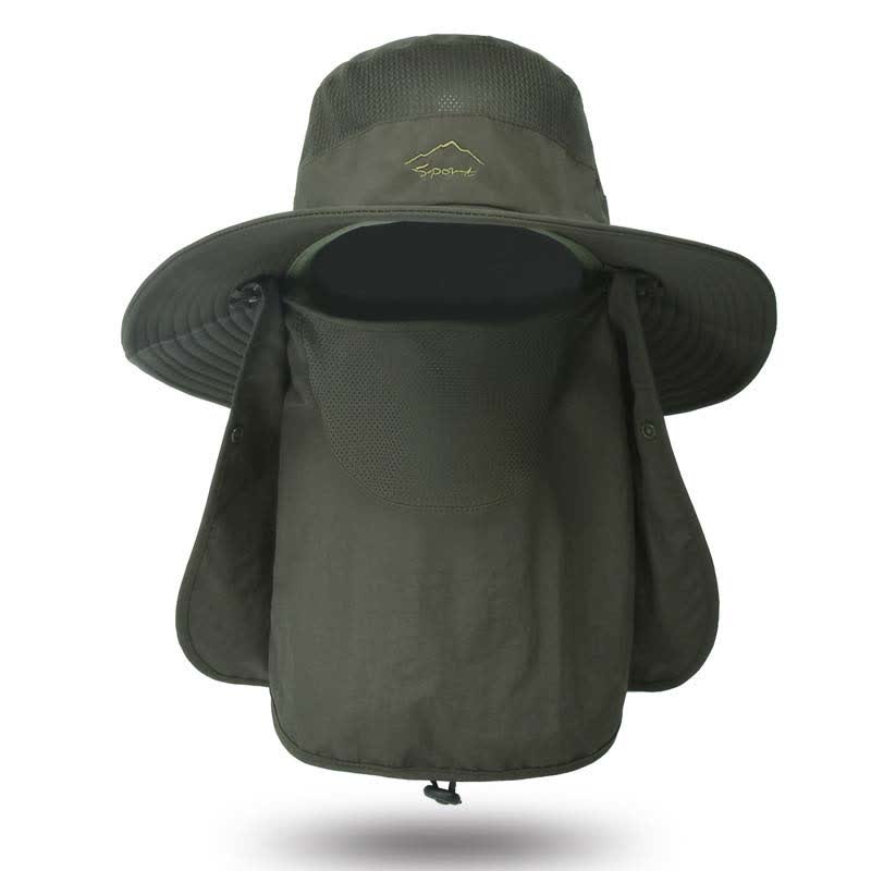 Chapeau bob multifonctionnel d'extérieur à séchage rapide - Vert foncé - Taille unique - image 23
