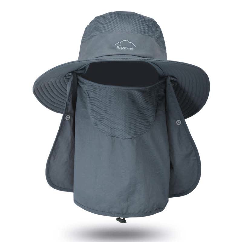 Chapeau bob multifonctionnel d'extérieur à séchage rapide - Gris foncé - Taille unique - image 20