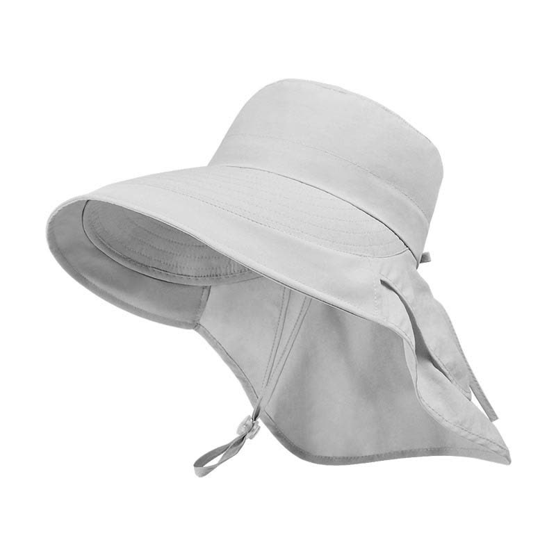 Chapeau bob à large bord pour randonnée en plein air - Gris clair - Taille unique - image 13
