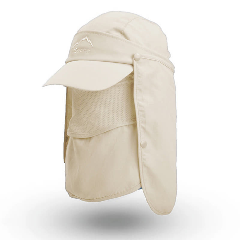 Casquette de baseball multi-usages avec protection solaire pour l'extérieur - Beige - Taille unique - image 13