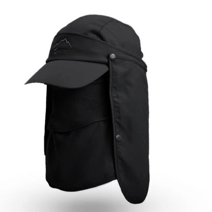 Casquette de baseball multi-usages avec protection solaire pour l'extérieur - Noir - Taille unique - image 17